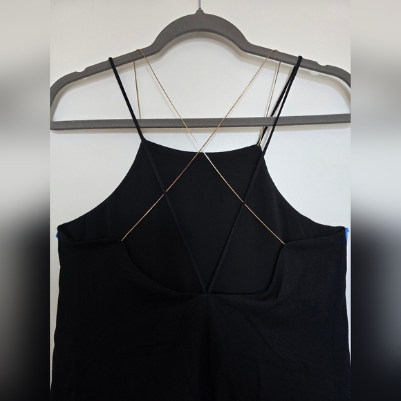 Mango Black Halter Sundress Cocktail - Picture 3 of 7